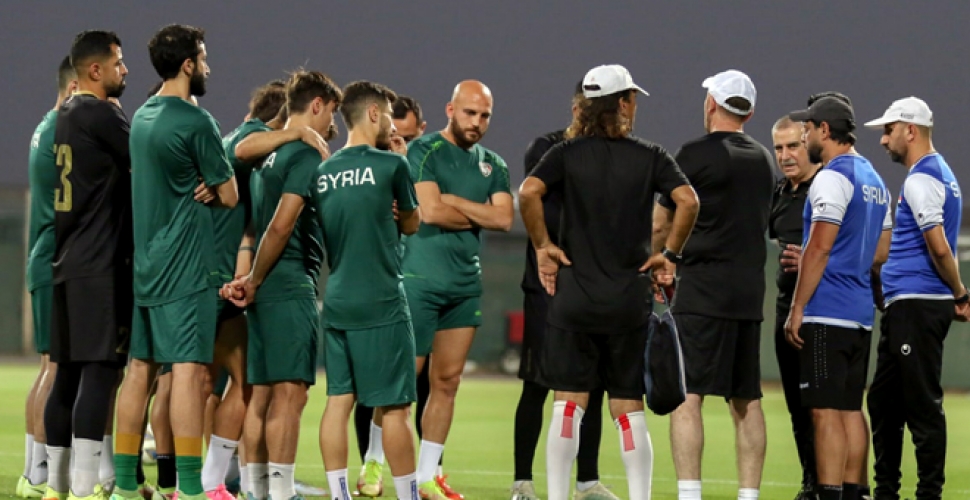 منتخب سورية الأول بكرة القدم يلتقي نظيره الطاجيكي ودياً غداً في دبي