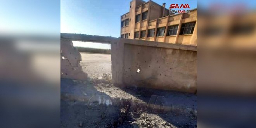 أضرار مادية جراء قصف الاحتلال التركي ومرتزقته مناطق في ريف الرقة الشمالي