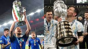 الأرجنتين تتوج بكأس أوروبا أمريكا