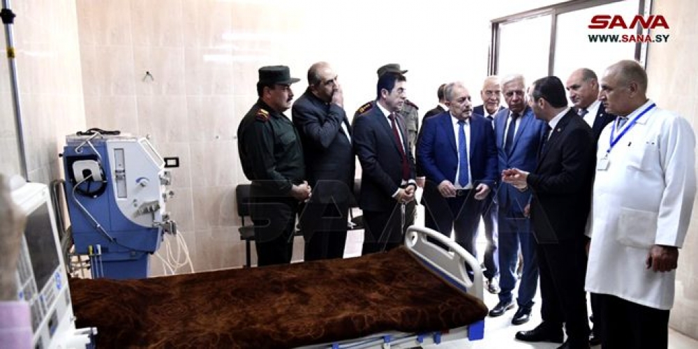 رئيس مجلس الوزراء يفتتح مشفى دوما الإسعافي بتكلفة تتجاوز ملياري ليرة