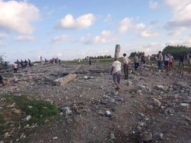 إصابة مدنيين اثنين جراء عدوان إسرائيلي استهدف عدداً من المداجن جنوب طرطوس