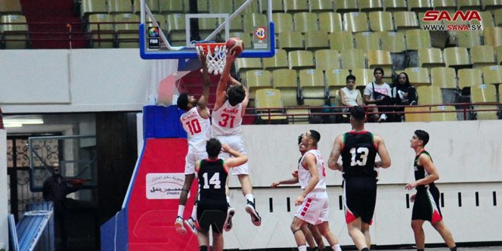 منتخب سورية الشاب بكرة السلة يتغلب على منتخب فلسطين في بطولة غرب آسيا تحت 18 عام