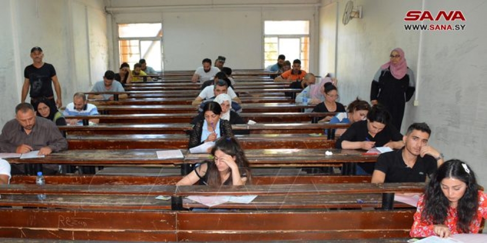 نحو 45 ألف طالب وطالبة يتقدمون لامتحانات التعليم المفتوح بجامعة البعث