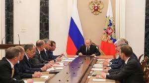بوتين يترأس إجتماع مجلس الأمن الروسي ويناقش القضايا الأمنية