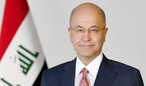 الرئيس العراقي/برهم صالح/ يدعو المتظاهرين إلى الانسحاب من المؤسسات الرسمية العراقية