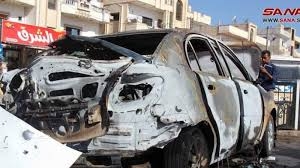 انفجار سيارة مفخخة بعبوة ناسفة في مدينة درعا والأضرار مادية