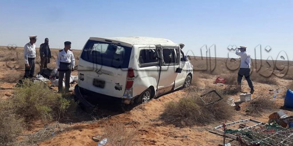 وفاة 3 أشخاص وإصابة 9 آخرين بحادث سير في منطقة هريبشة بدير الزور