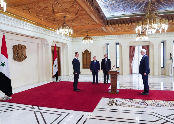 أمام الرئيس الأسد … الجعفري يؤدي اليمين القانونية سفيراً لسورية لدى روسيا