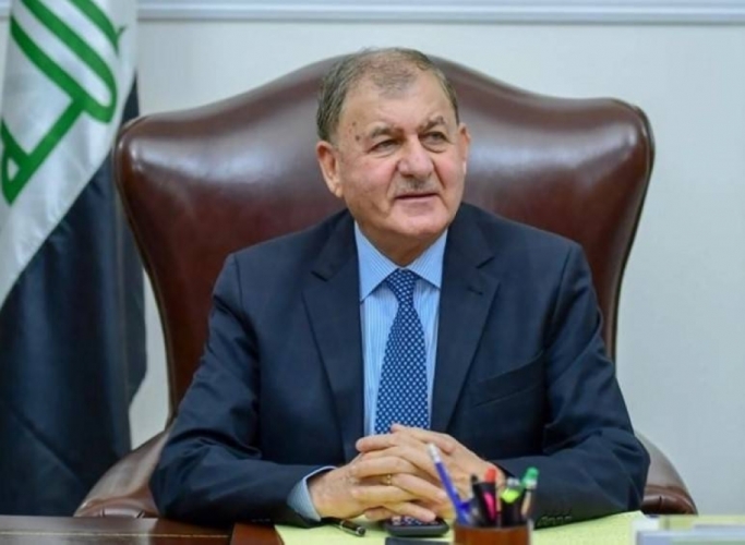 الرئيس العراقي الجديد عبد اللطيف رشيد يتسلم منصبه رسميا