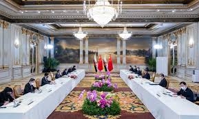 رئيس الصين يدعو إلى تجارة حرة ومفتوحة في اجتماع قادة اقتصادات الأبيك   رئيس الصين يدعو إلى تجارة حرة ومفتوحة في اجتماع قادة اقتصادات الأبيك   