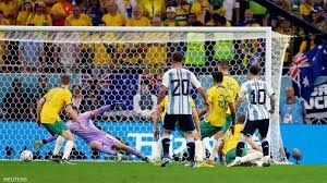 الأرجنتين تعبر إلى دور الثمانية بفوزها على استراليا 2-1