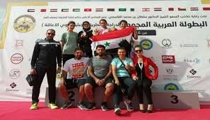 ذهبية وبرونزية لسورية في البطولة العربية للدراجات