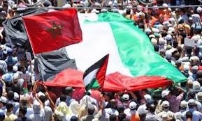 احتجاجات في المدن المغربية رفضا للتطبيع مع الكيان الصهيوني و دعم القضية والشعب الفلسطيني  