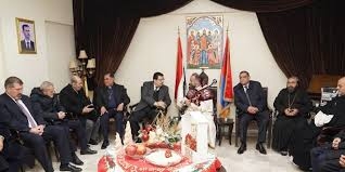 بتكليف من الرئيس الأسد.. الوزير بطرس الحلاق يهنئ طائفة الأرمن الأرثوذكس بعيد الميلاد المجيد