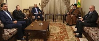  نصر الله يبحث مع وزير الخارجية الإيراني الأوضاع في لبنان وفلسطين والمنطقة