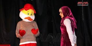 بمسرحية / ماشا والدب / مهرجان مسرح الطفل في طرطوس تختتم فعالياته