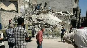 وفاة 12 شخصا حتى اللحظة جراء انهيار مبنى سكني في حي الشيخ مقصود بحلب 