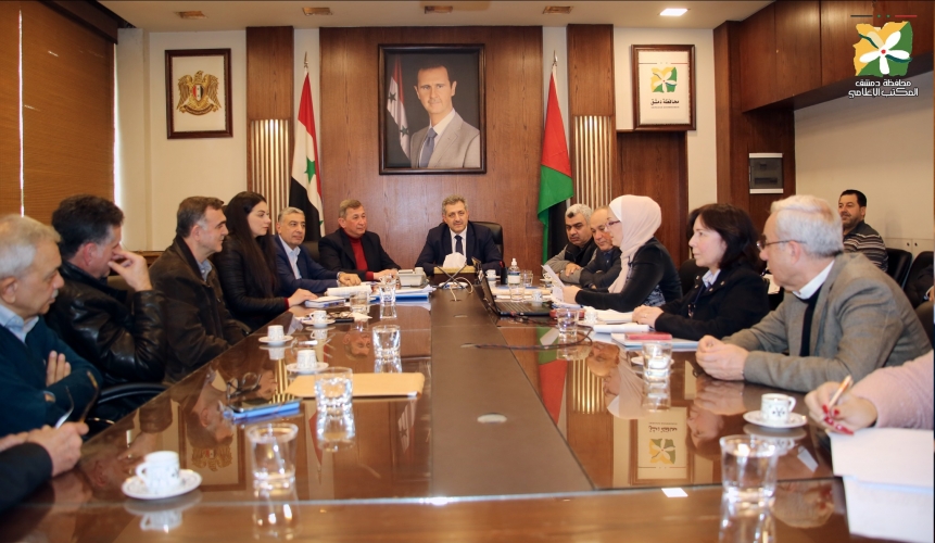 اجتماع عمل برئاسة محافظ دمشق لتعديل نظام البناء الخاص بمدينة دمشق