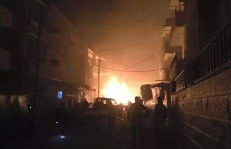 خمس إصابات جراء تفجير إرهابي بسيارة مفخخة في مدينة درعا