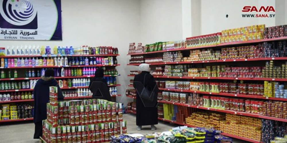 السورية للتجارة فرع حماة تضع صالة بلدة جرجيسة في الخدمة