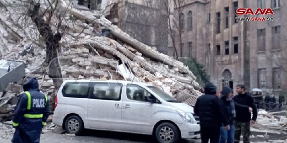  حلب: حصيلة ضحايا الزلزال المدمر ترتفع إلى 364 وفاة