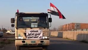 انطلاق 20 شاحنة مواد إغاثية من البصرة جنوب العراق نحو حلب واللاذقية