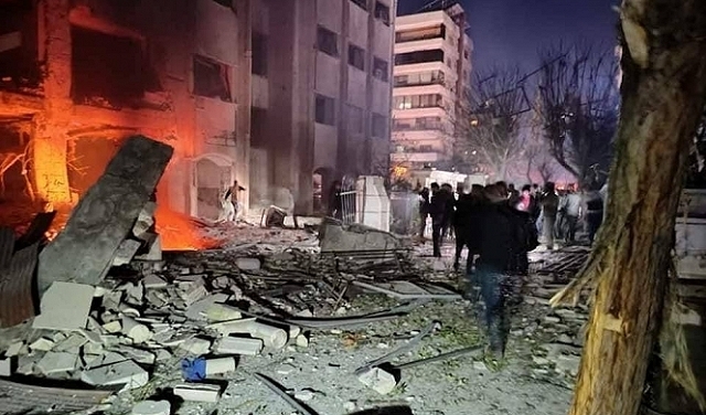 وكالة أنباء تسنيم الإيرانية لم يصب أي شخص إيراني جراء العدوان الاسرائيلي على دمشق
