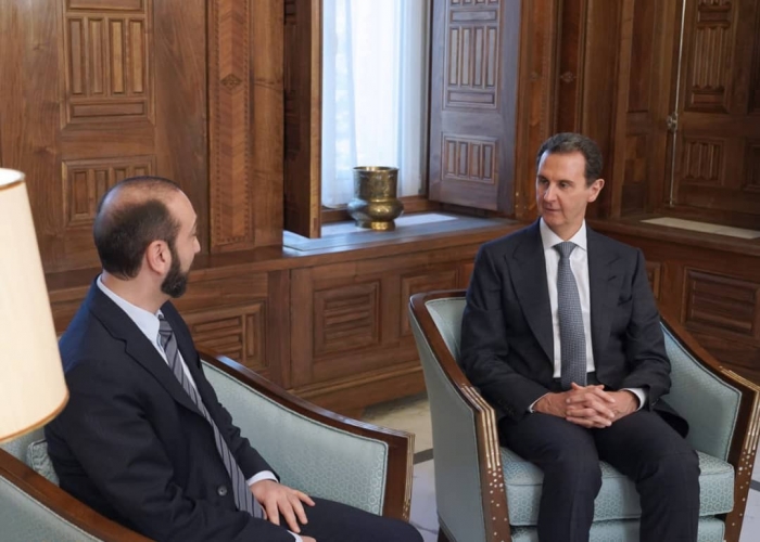 الرئيس الأسد يستقبل وزير خارجية أرمينيا ويؤكد أهمية تطوير التعاون الثنائي المشترك بين البلدين