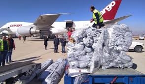 وصول طائرة إماراتية إلى مطار دمشق الدولي تحمل أكثر من 105 أطنان مساعدات 