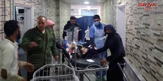استشهاد 10 مواطنين واصابة 12 اخرين بانفجار لغمين من مخلفات الارهابيين فى منطقة سلمية بحماة