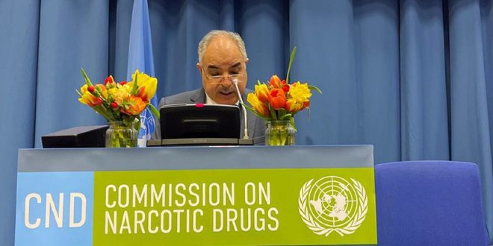 السفير خضور: سورية حريصة على اتخاذ إجراءات هادفة لمنع نقل المخدرات أو تهريبها أو استخدامها لأغراض غير مشروعة