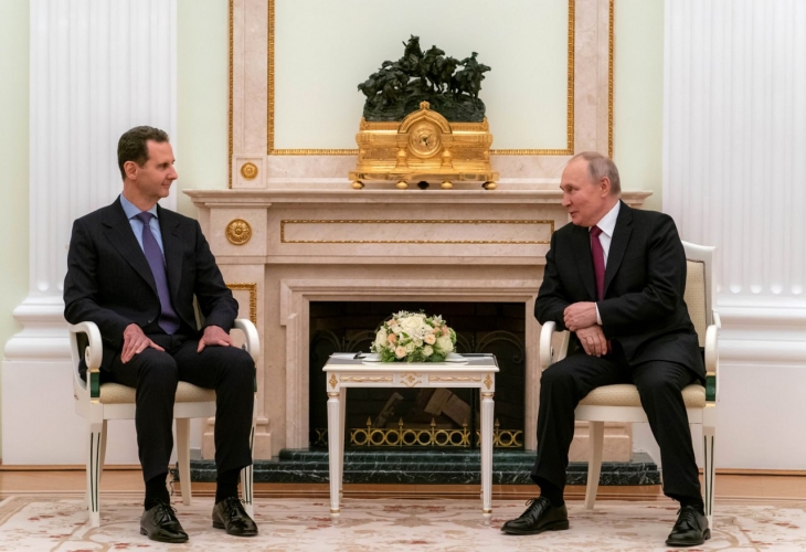 الرئيس الأسد يجري محادثات موسعة مع الرئيس الروسي بوتين