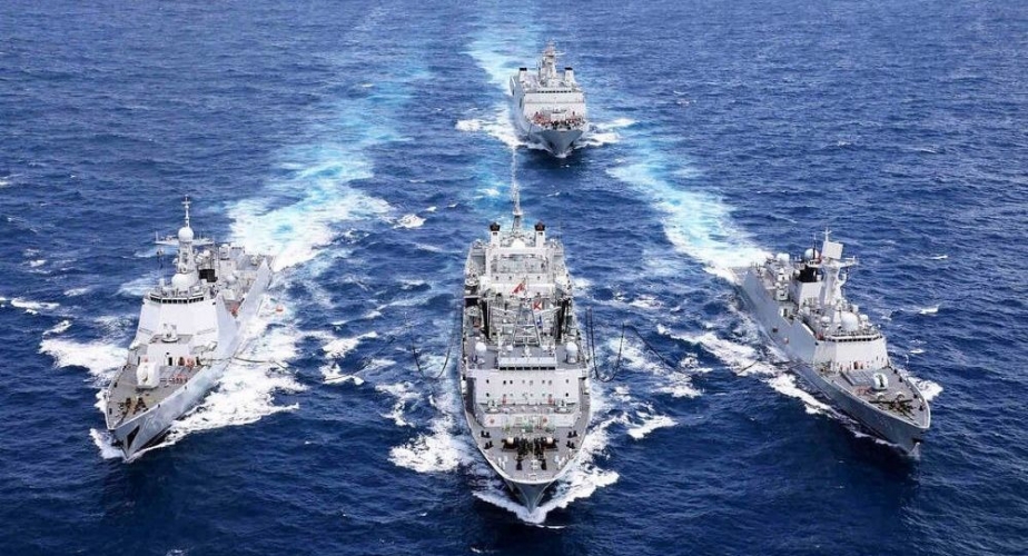 الصين تطلق مناورات بحرية مشتركة مع إيران وروسيا في بحر عمان