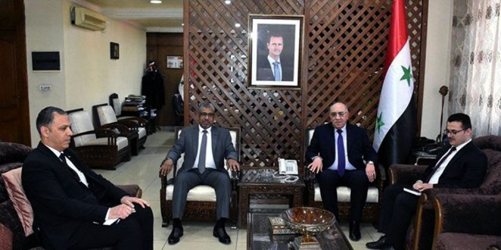الوزير صباغ والنعيمي يبحثان سبل تطوير العلاقات الصناعية بين سورية والإمارات