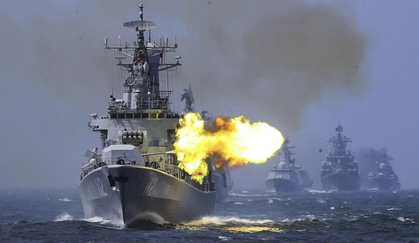 انتهاء المناورات البحرية المشتركة لروسيا والصين وإيران في بحر العرب