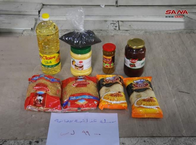 في اليوم الأول من رمضان.. بيع ٨٠٠ سلة غذائية في السورية للتجارة بدمشق 