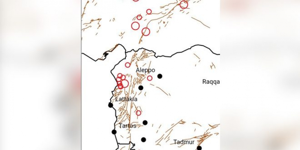 المركز الوطني للزلازل: تسجيل هزة أرضية بقوة 4.3 درجات شمال غرب حلب