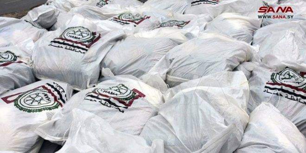 بمناسبة عيد الفطر.. توزيع آلاف السلل الغذائية لمتضرري الزلزال في حماة