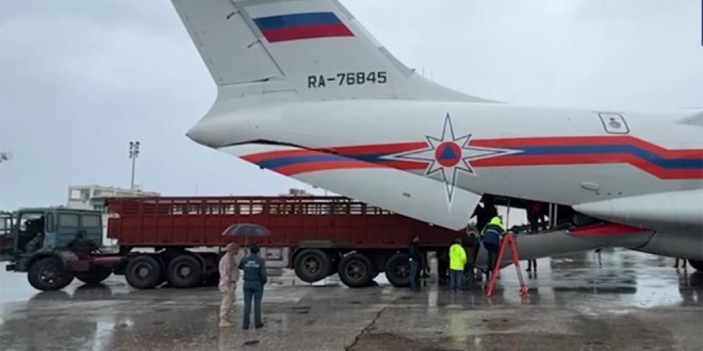 الطوارئ الروسية: إرسال طائرة مساعدات ثامنة لمتضرري الزلزال في سورية