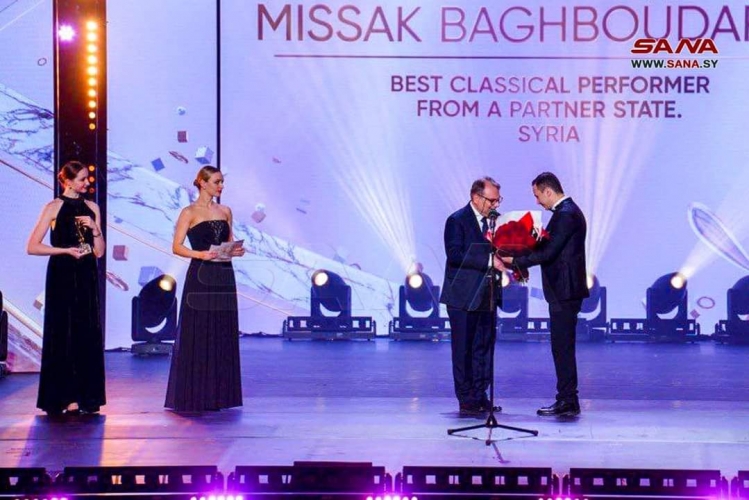تكريم الموسيقار السوري ميساك باغبودريان على خشبة مسرح البولشوي في موسكو
