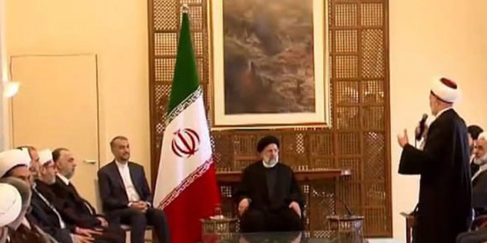 الرئيس رئيسي يلتقي وزير الأوقاف وكبار علماء دمشق