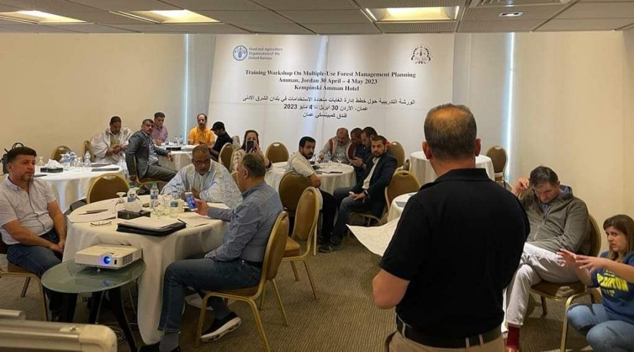 بمشاركة سورية اختتام ورشة تدريبية في الأردن حول خطط إدارة الغابات متعددة الاستخدام في بلدان الشرق الأدنى 