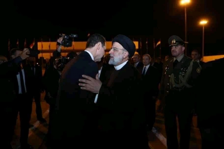 الرئيس الأسد يودع نظيره الإيراني بعد زيارة إلى دمشق استمرت يومين