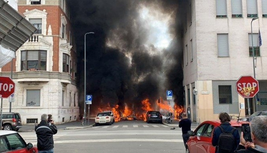 الإعلان عن انفجار عنيف في ميلانو بإيطاليا