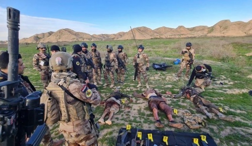الجيش العراقي يقضي على مجموعة من تنظيم داعش الإرهابي في كركوك