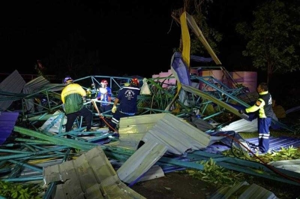مقتل 7 أشخاص وإصابة 23 آخرين بانهيار سقف ملعب مدرسة في تايلاند