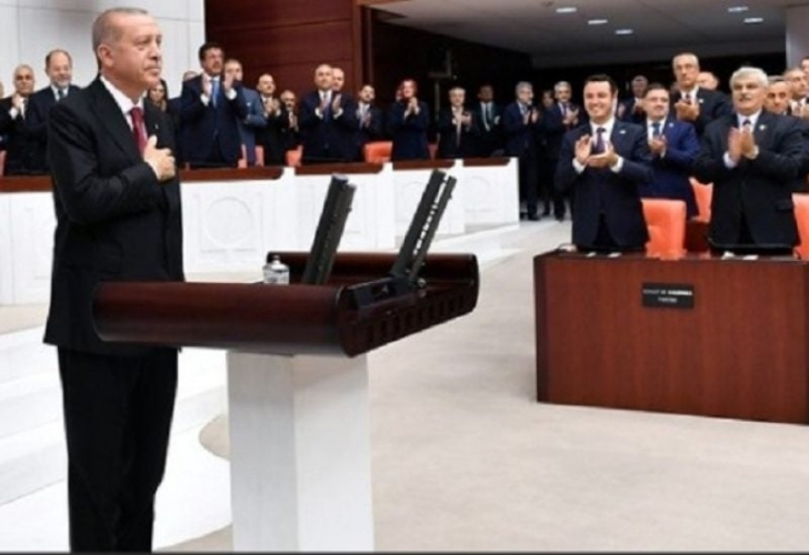 أردوغان يؤدي اليمين الدستورية تحت قبة البرلمان التركي لولاية رئاسية جديدة