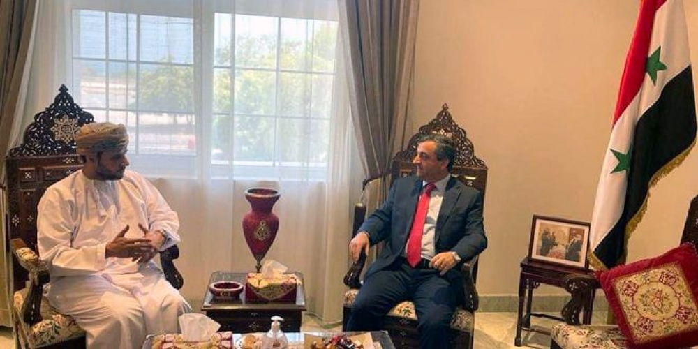 سفير سورية لدى سلطنة عمان يلتقي رئيس مجلس إدارة غرفة تجارة وصناعة عمان