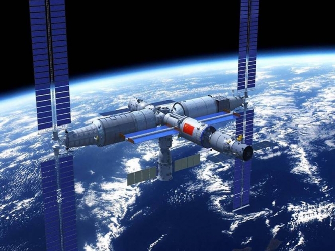 بعد رحلة فضائية استمرت 33 يوماً مركبة شحن تعود إلى محطة الفضاء الصينية