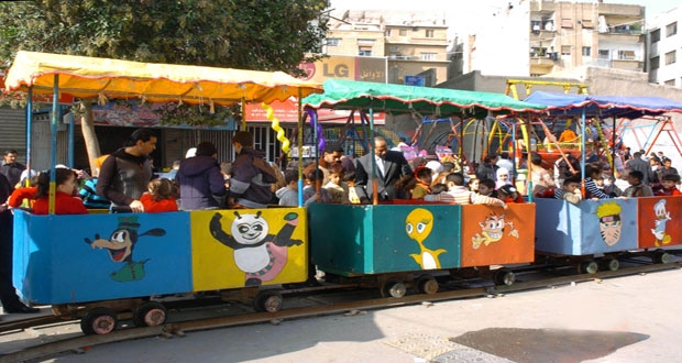 تحديد مواقع ألعاب العيد في ساحات وأحياء دمشق